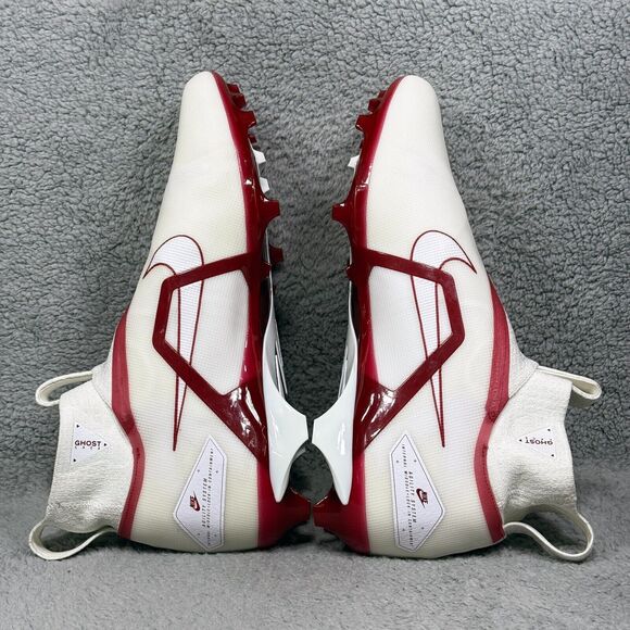 Nike Alpha Menace Elite 3 Mens Size 16 Football Shoes Cleats White Dark Red main image 8